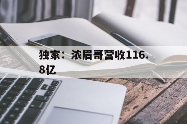 独家：浓眉哥营收116.8亿的简单介绍